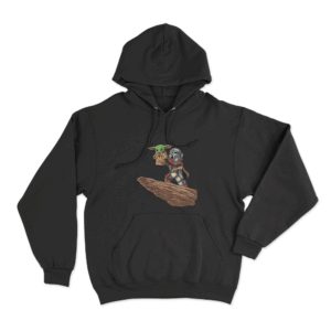 Mandalorian Grogu Unisex Hoodie Black