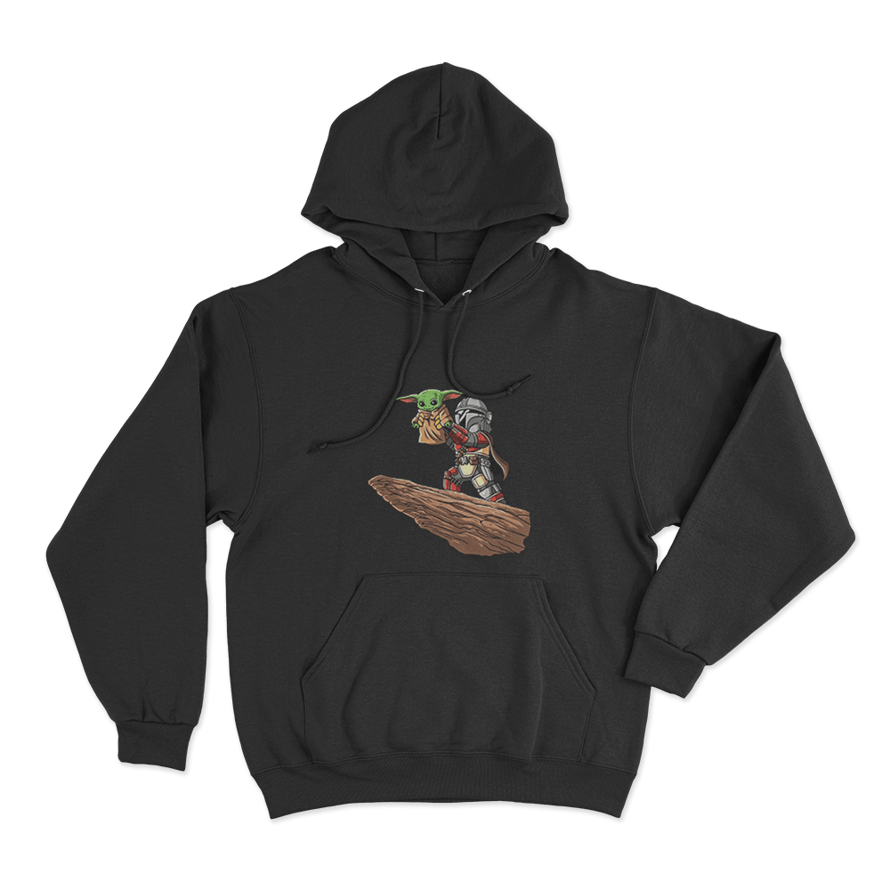 Mandalorian Grogu Unisex Hoodie Black Mandalorian Grogu Unisex Hoodie Black
