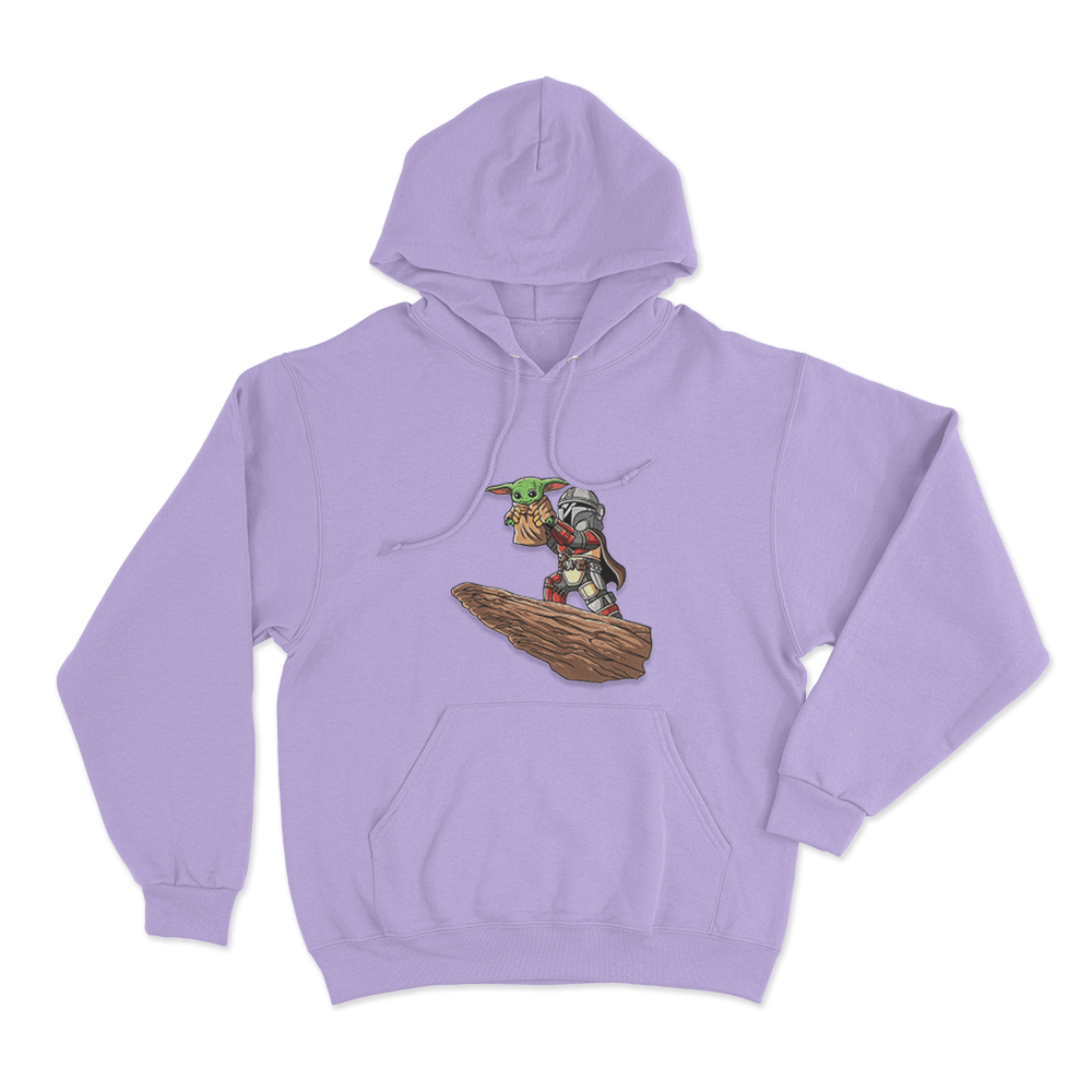Mandalorian Grogu Unisex Hoodie Purple Mandalorian Grogu Unisex Hoodie Purple