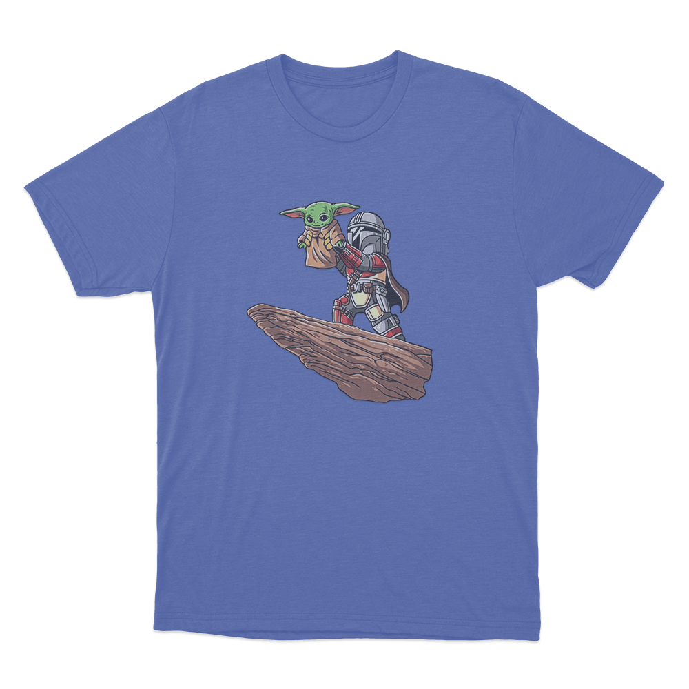 Mandalorian Grogu Unisex T Shirt Blue Mandalorian Grogu Unisex T Shirt Blue
