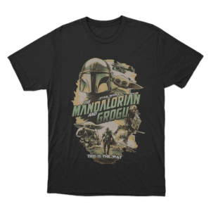 The Mandalorian And Grogu Unisex T Shirt Black