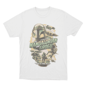 The Mandalorian And Grogu Unisex T Shirt White
