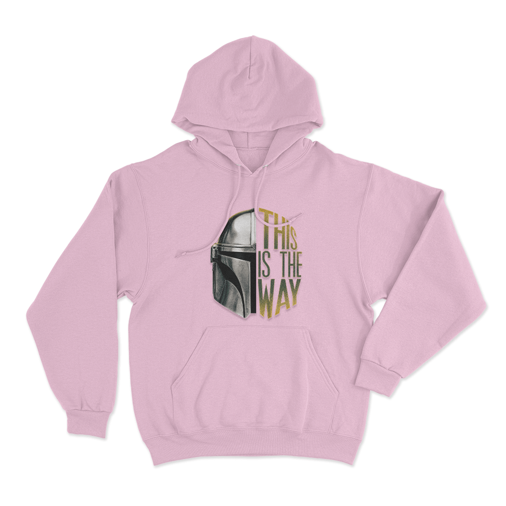 This Is The Way Mandalorian Helmet Unisex Hoodie Pink This Is The Way Mandalorian Helmet Unisex Hoodie Pink