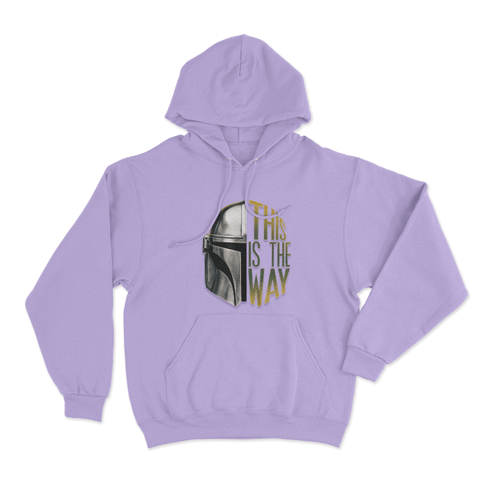 This Is The Way Mandalorian Helmet Unisex Hoodie Purple This Is The Way Mandalorian Helmet Unisex Hoodie Purple