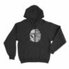 This Is The Way Minimal Helmet Unisex Hoodie Black