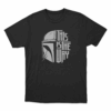 This Is The Way Minimal Helmet Unisex T Shirt Black